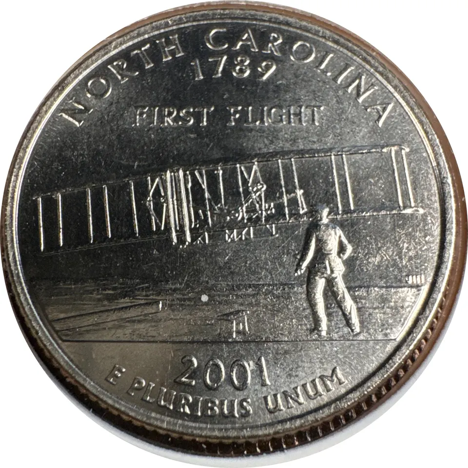 2001-D Washington Quarter Ungraded — back