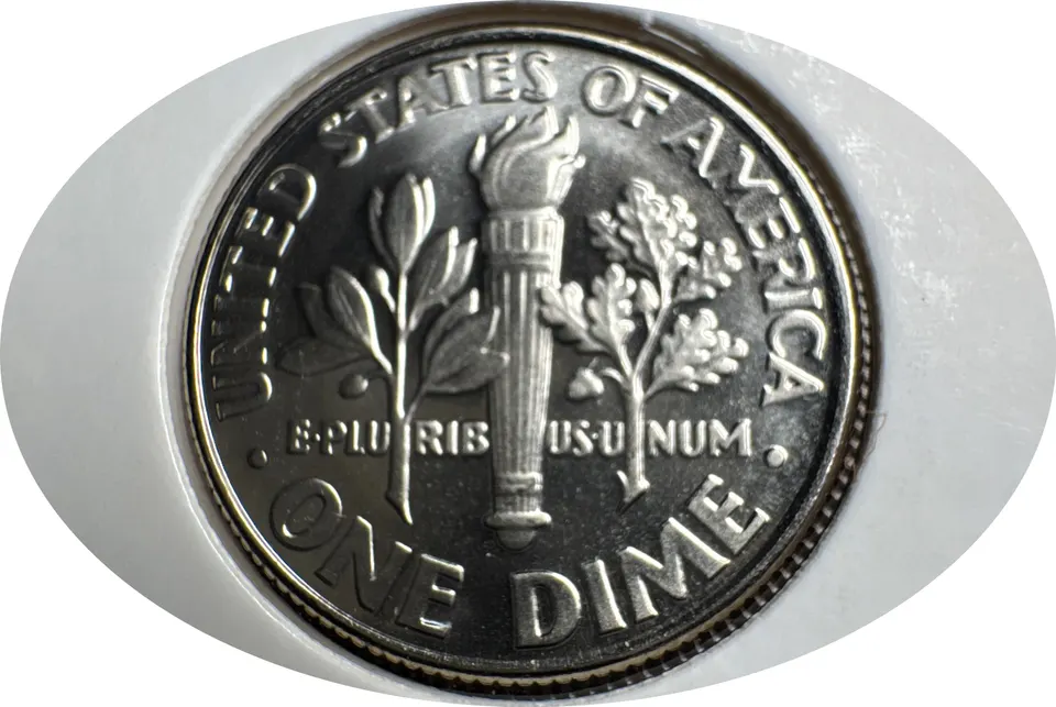 2005-D Roosevelt Dime Ungraded — back