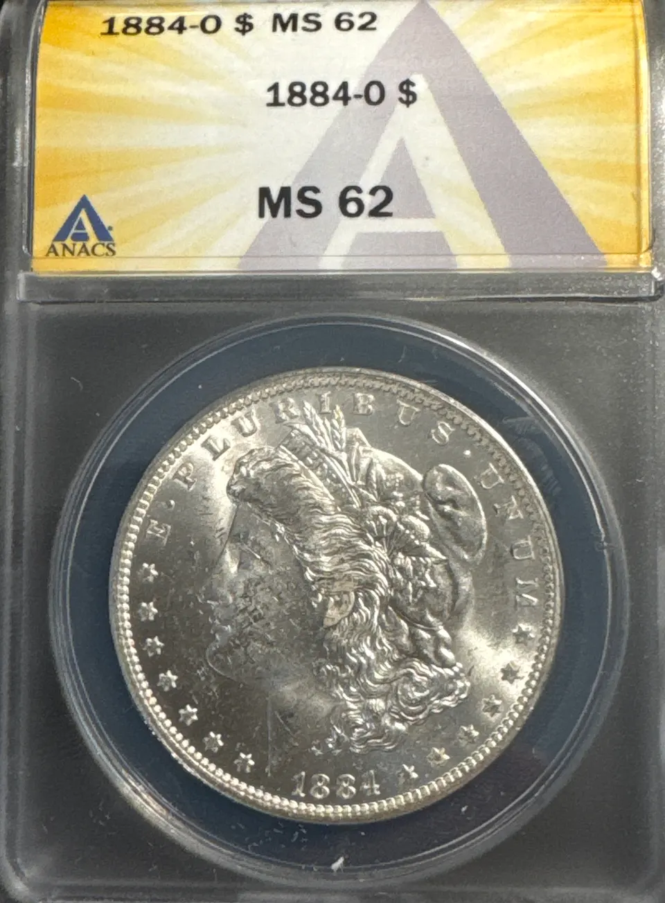 1884-O Morgan Dollar MS62 — front