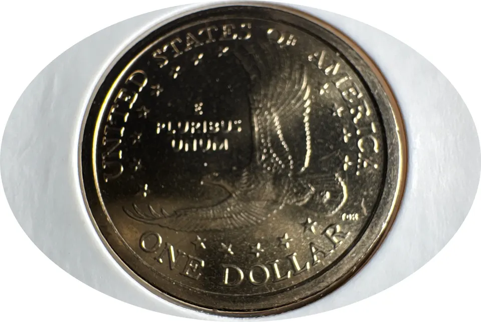 2004-D Sacagawea Dollar Ungraded — back
