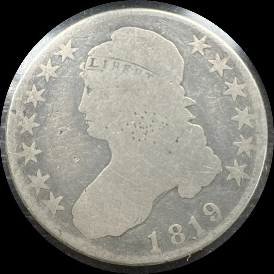 1819-P Capped Bust Half Dollar Ungraded — front