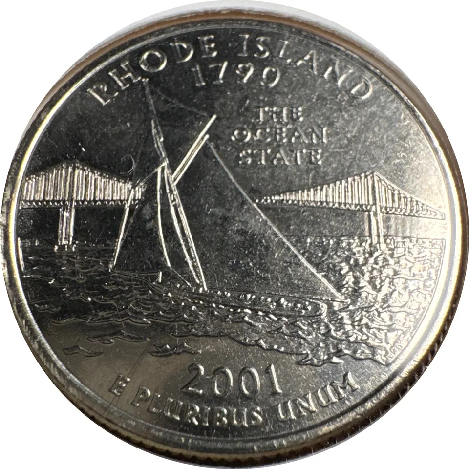 2001-D Washington Quarter Ungraded — back