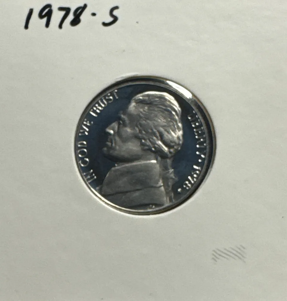1978-S Jefferson Nickel Ungraded — front