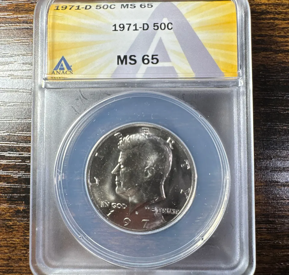 1971-D Kennedy Half Dollar MS65 — front