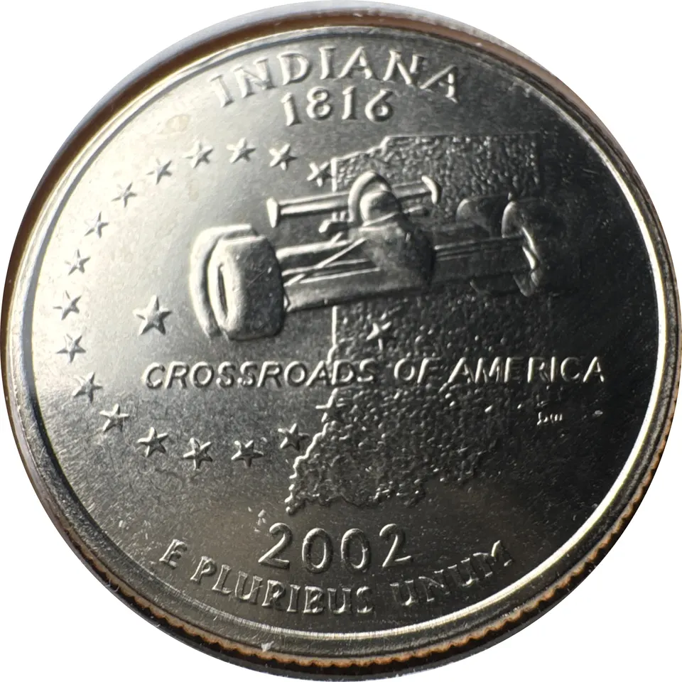 2002-D Washington Quarter Ungraded — back