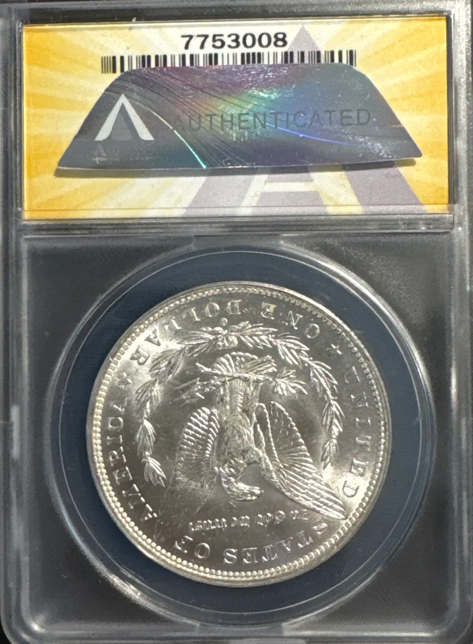 1884-O Morgan Dollar MS62 — back