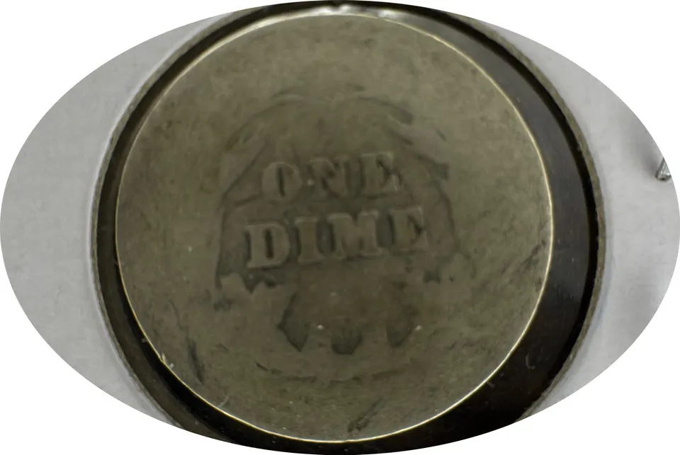 1900-P Barber Dime Ungraded — back
