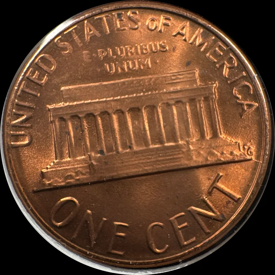 1982-D Lincoln Cent Ungraded — back
