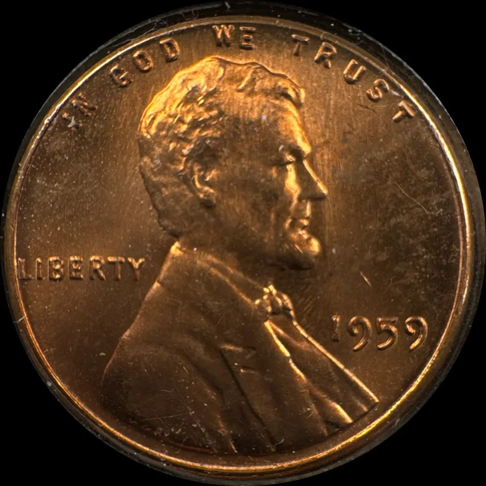 1959-P Lincoln Cent Ungraded — front