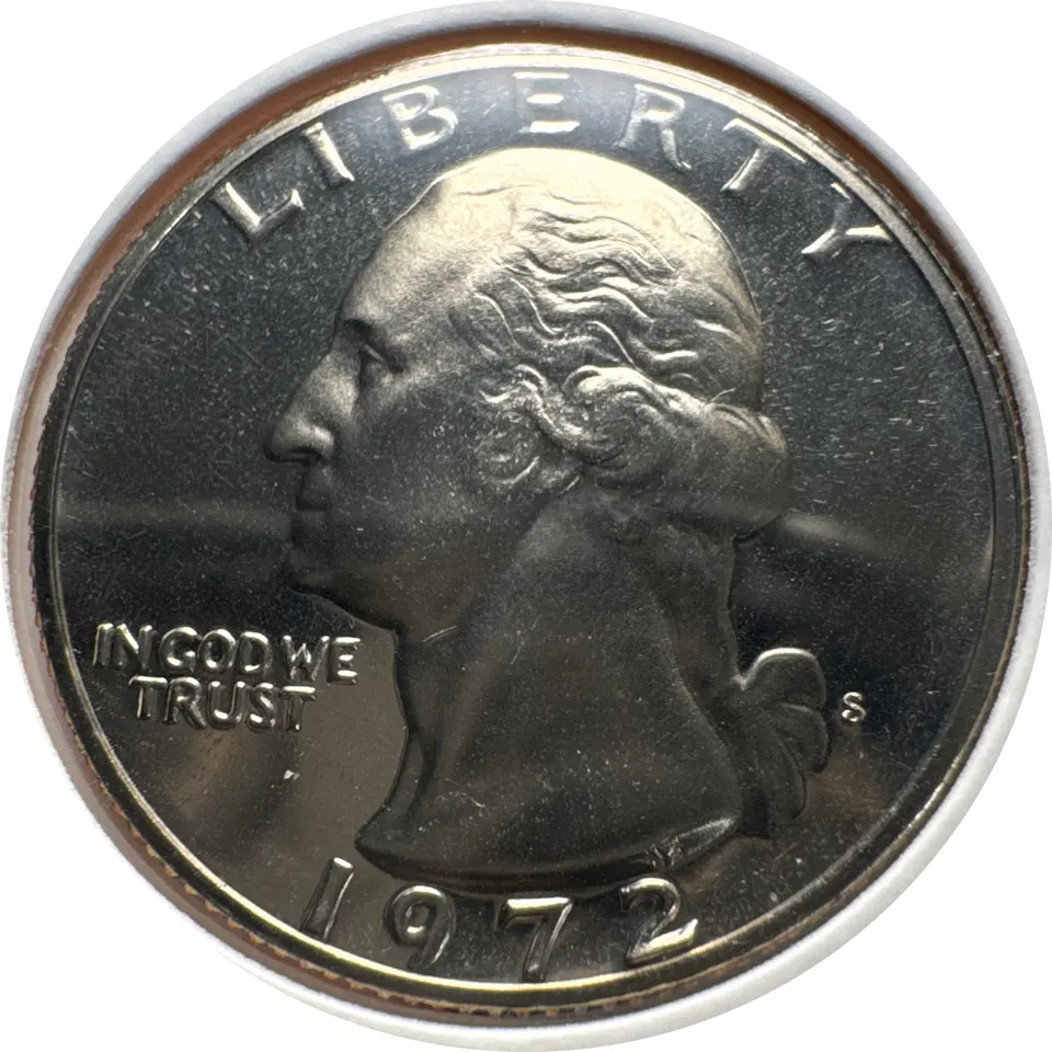 1972-S Washington Quarter Ungraded — front