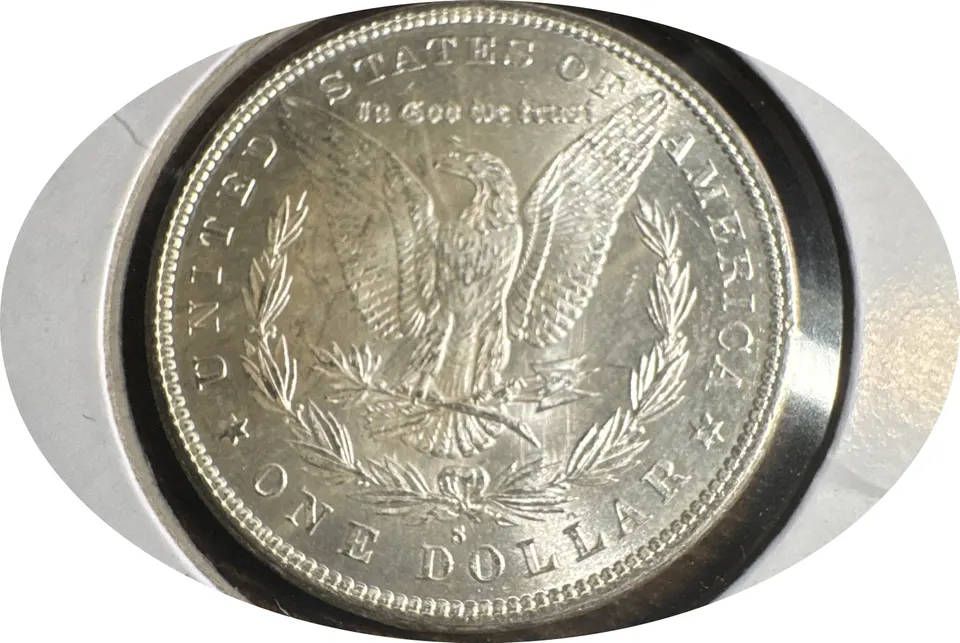 1879-S Morgan Dollar Ungraded — back