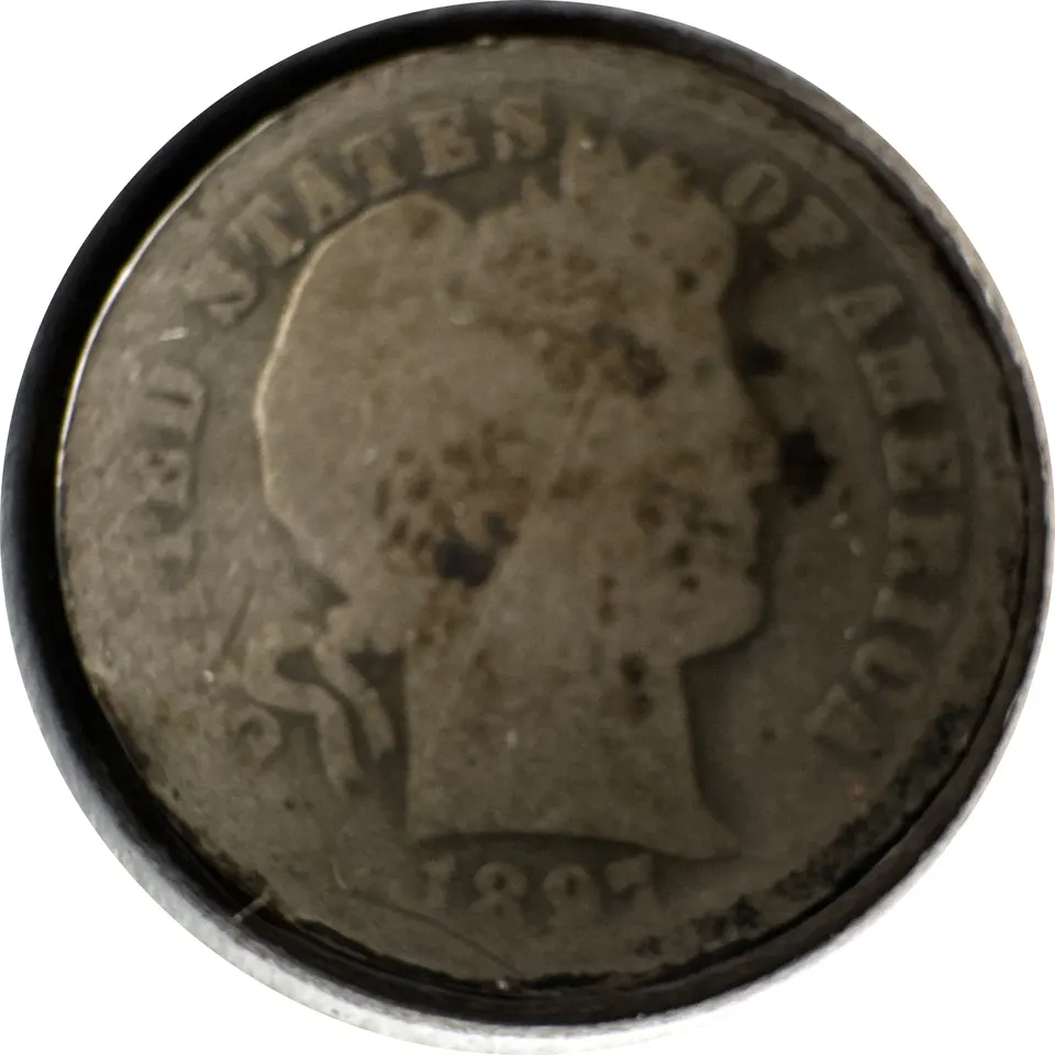 1897-O Barber Dime Ungraded — front