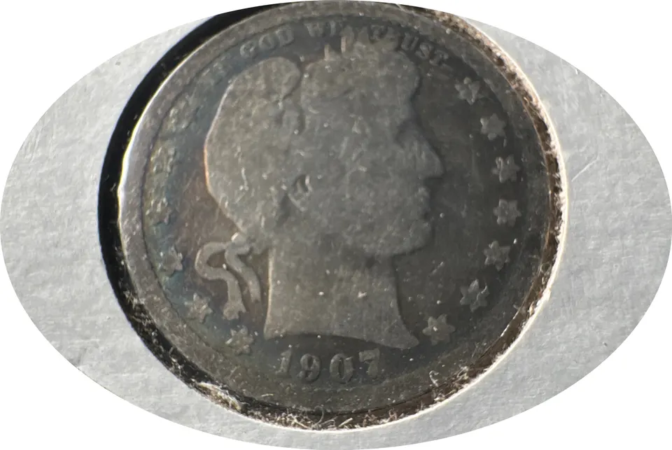 1907-O Barber Quarter Ungraded — front