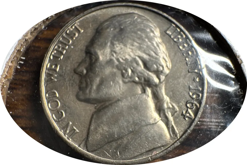 1964-P Jefferson Nickel Ungraded — front