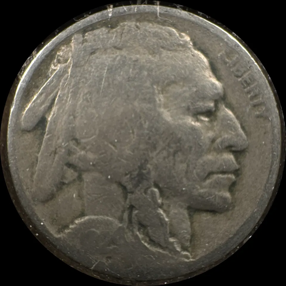 1929-D Buffalo Nickel Ungraded — front