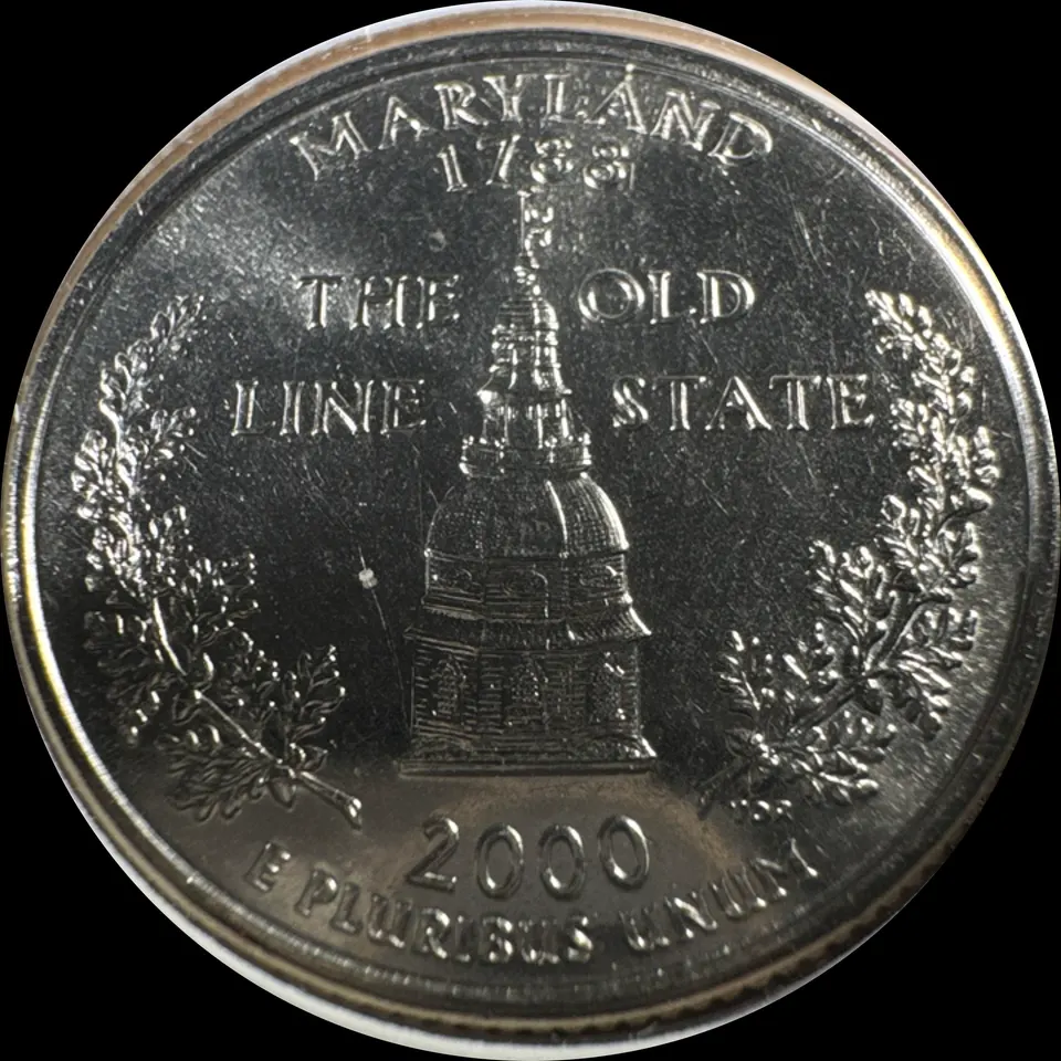 2000-D Washington Quarter Ungraded — back