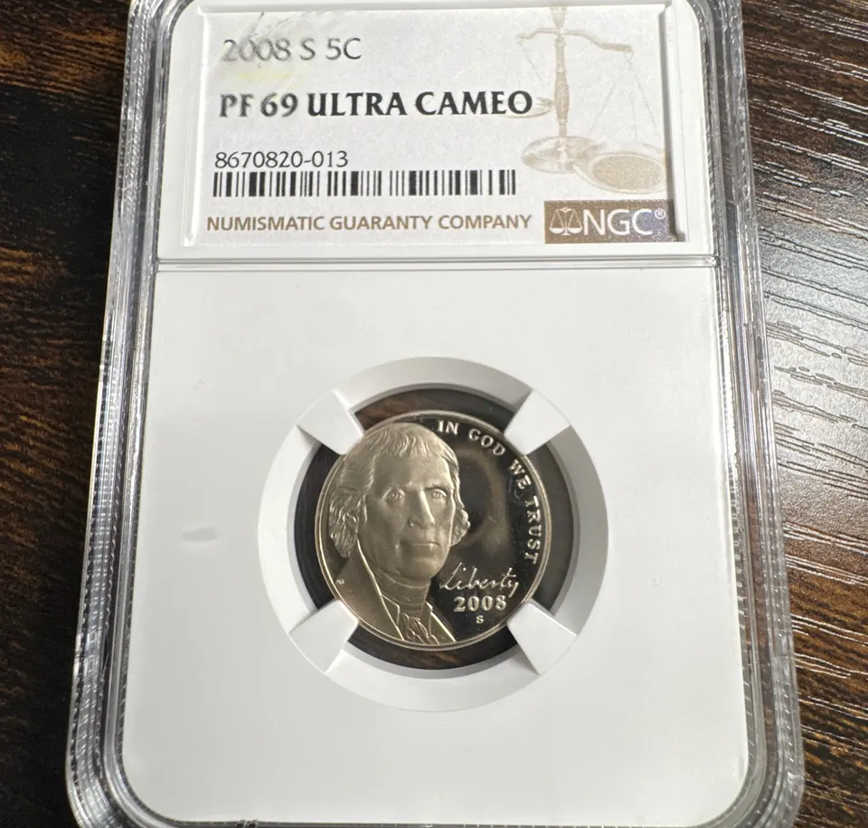 2008-S Jefferson Nickel 69 — front