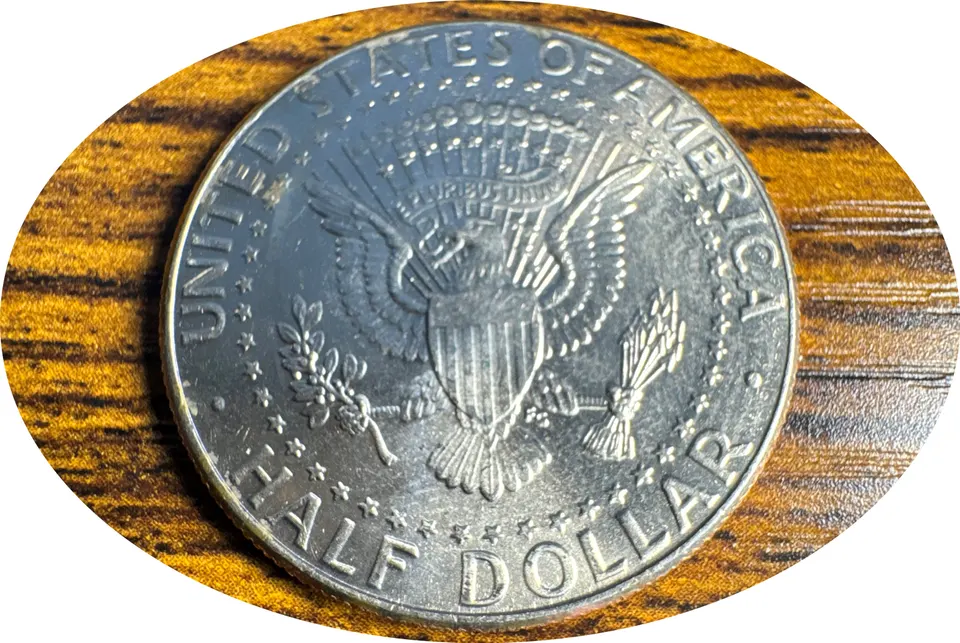 2002-P Kennedy Half Dollar Ungraded — back