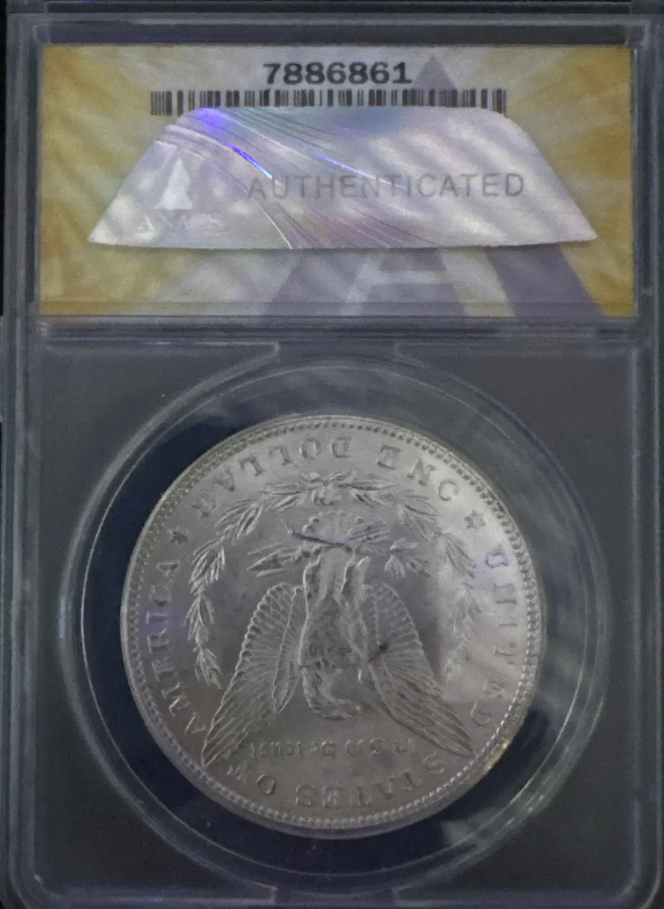 1882-P Morgan Dollar MS62 — back