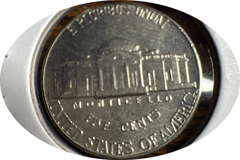 1971-P Jefferson Nickel Ungraded — back
