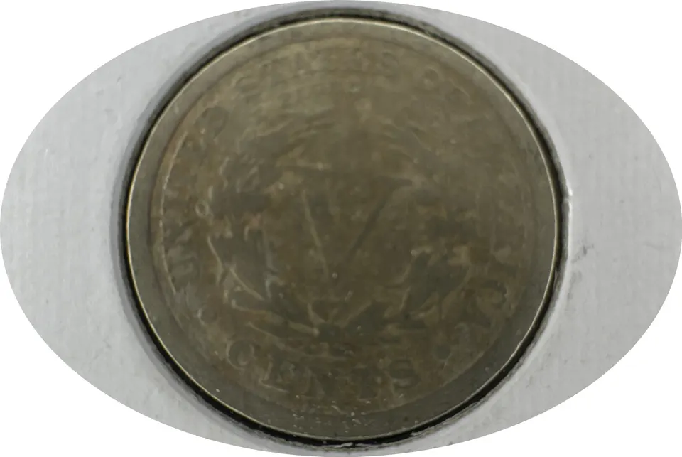 1911-P Liberty V Nickel Ungraded — back