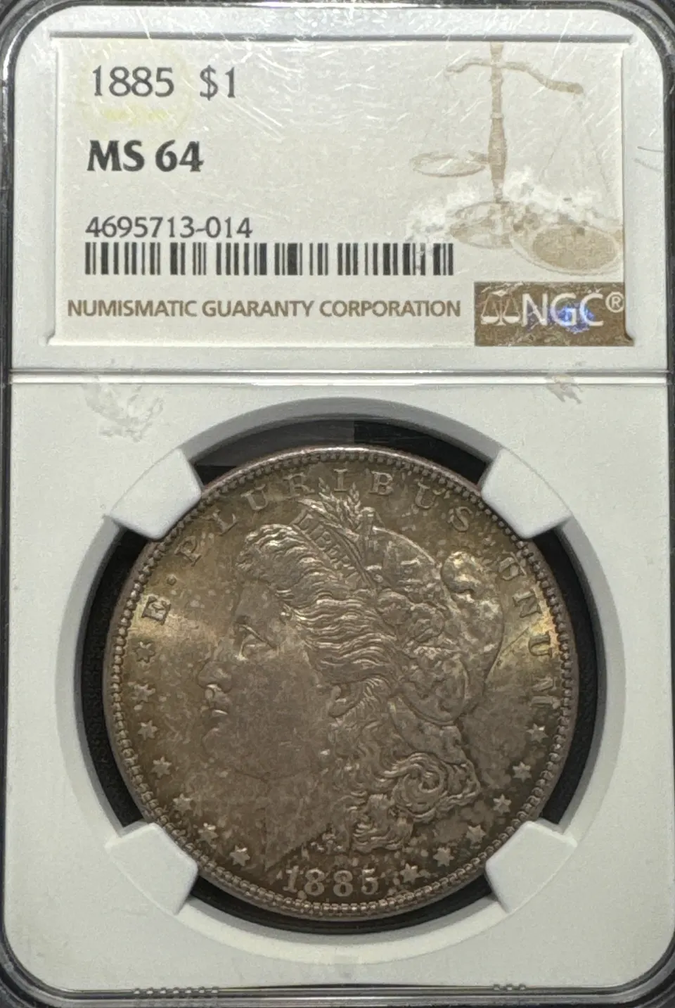 1885-P Morgan Dollar MS64 — front