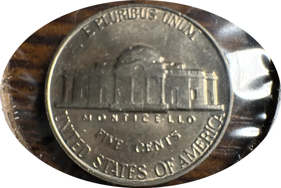 1964-P Jefferson Nickel Ungraded — back