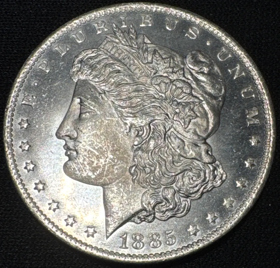 1885-O Morgan Dollar Ungraded — front