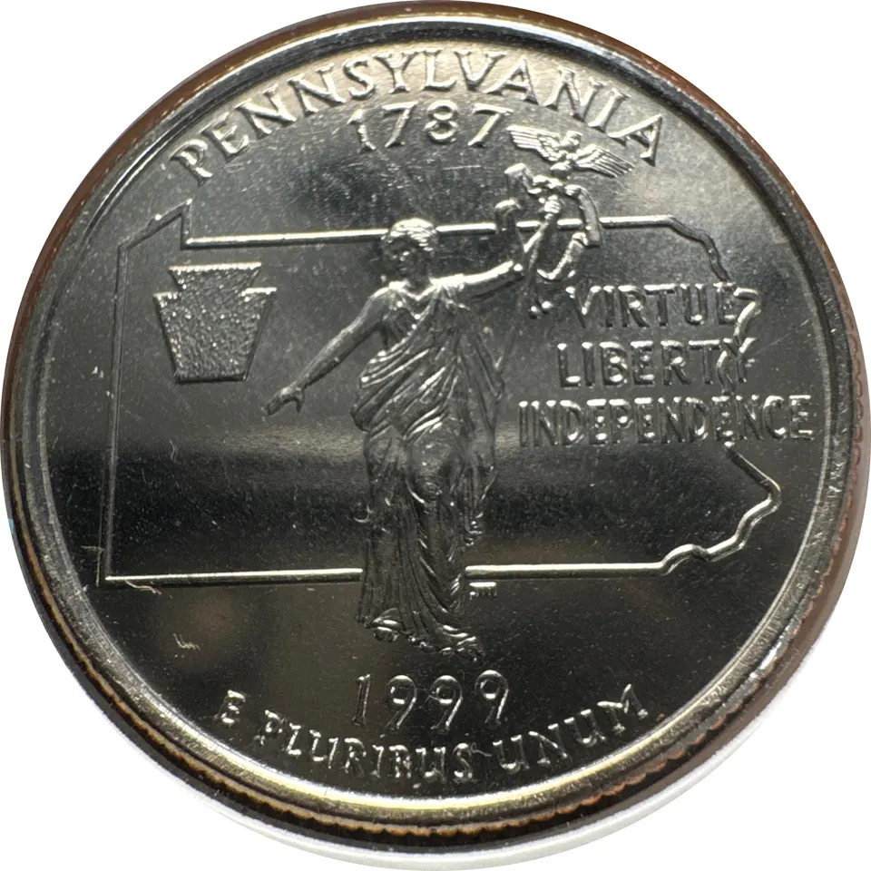 1999-P Washington Quarter Ungraded — back