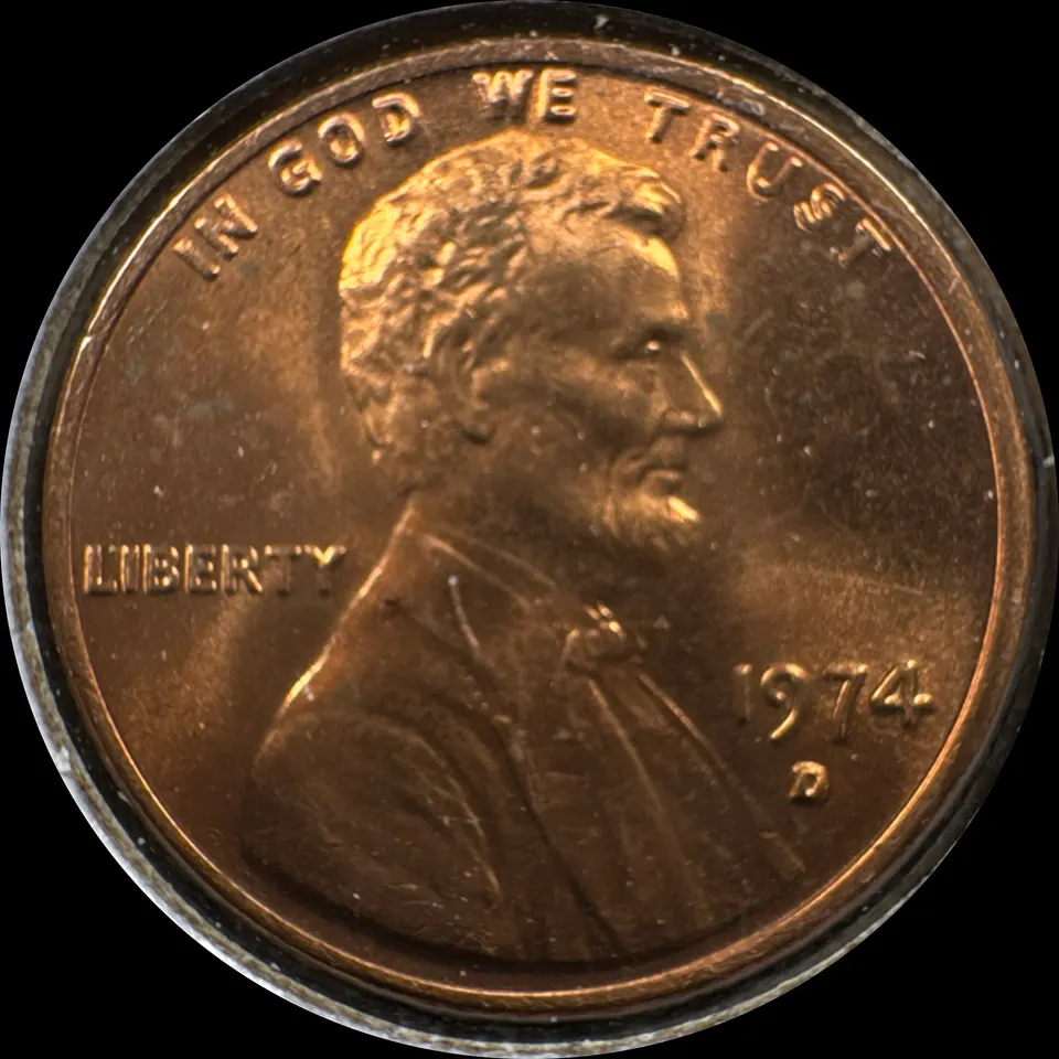 1974-D Lincoln Cent Ungraded — front