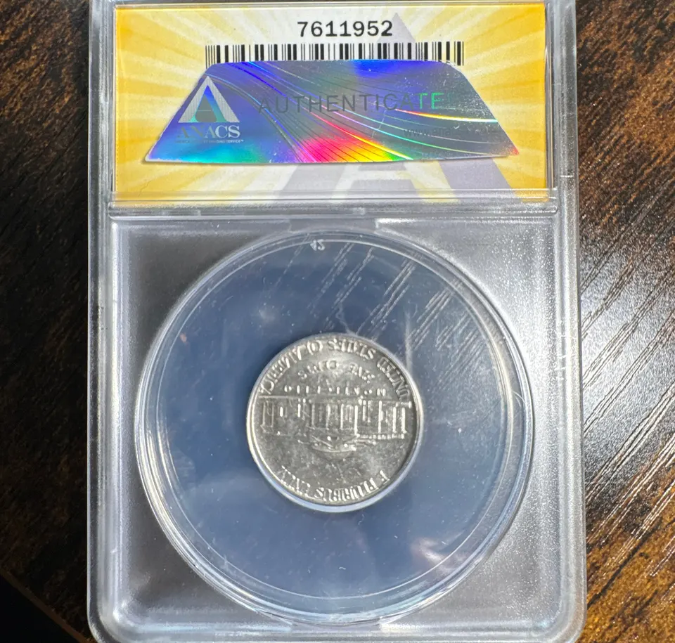 1972-P Jefferson Nickel MS64 — back