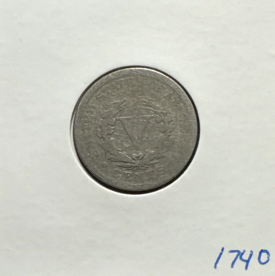 1906-P Liberty V Nickel Ungraded — back