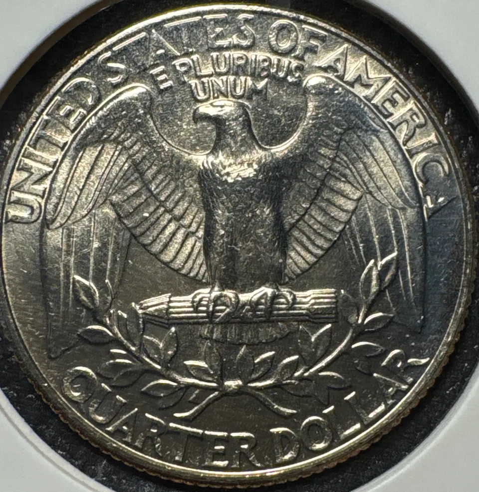 1987-P Washington Quarter Ungraded — back