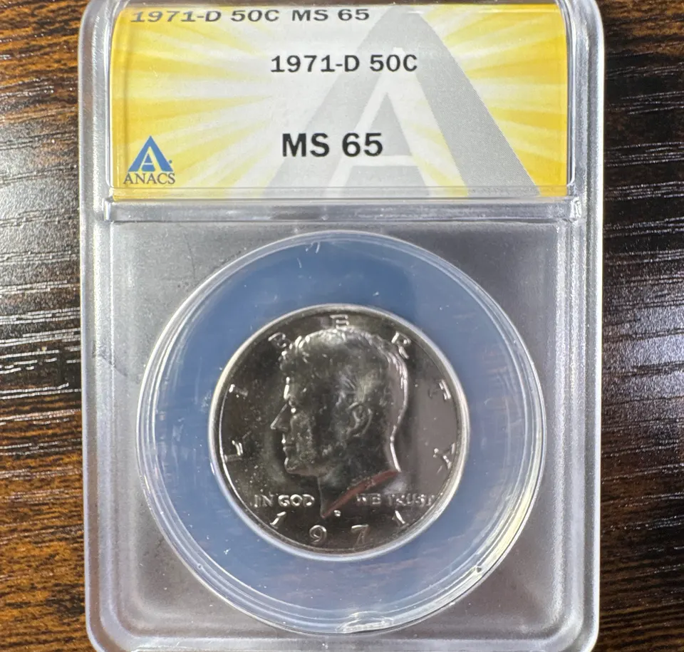 1971-D Kennedy Half Dollar MS65 — front