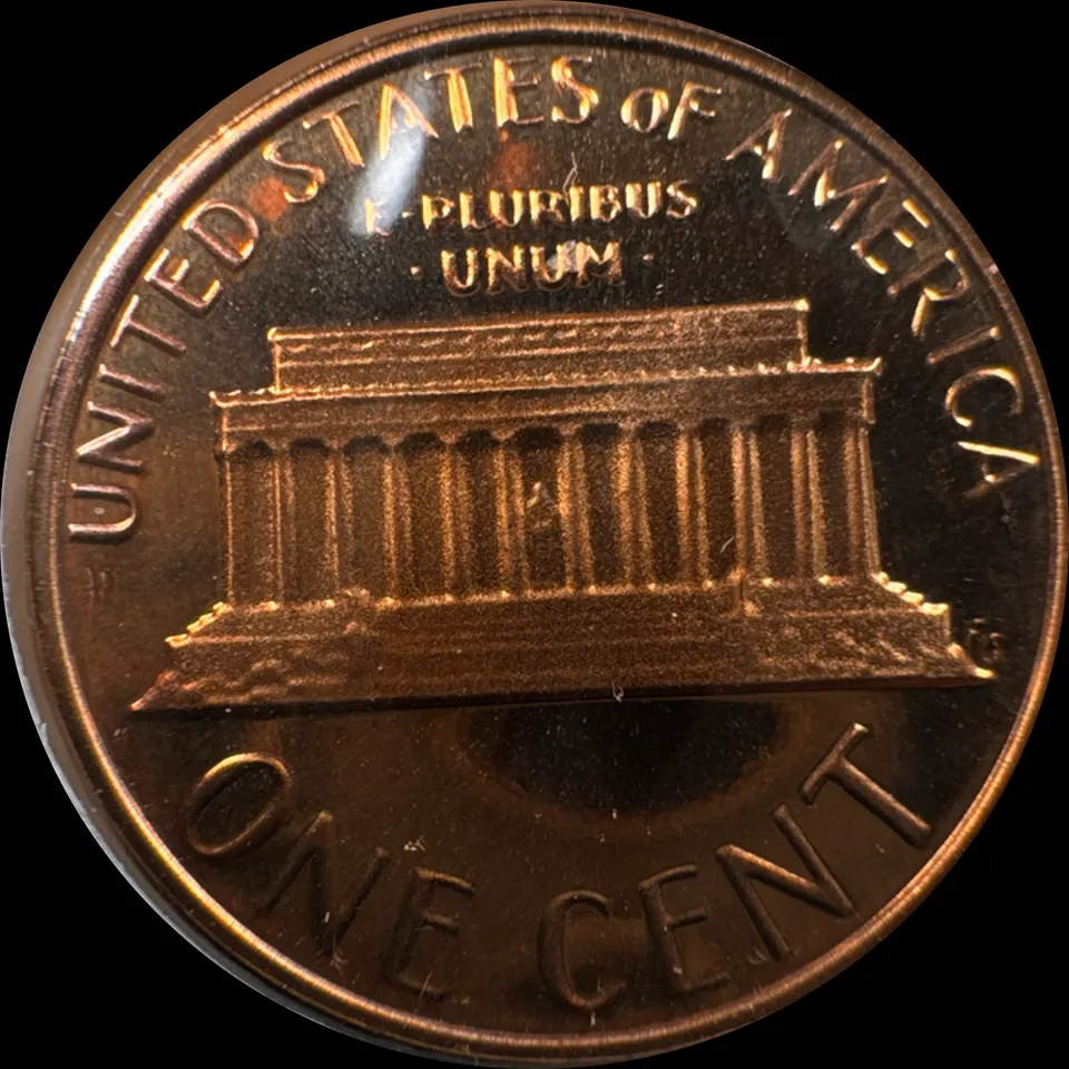 1983-S Lincoln Cent Ungraded — back