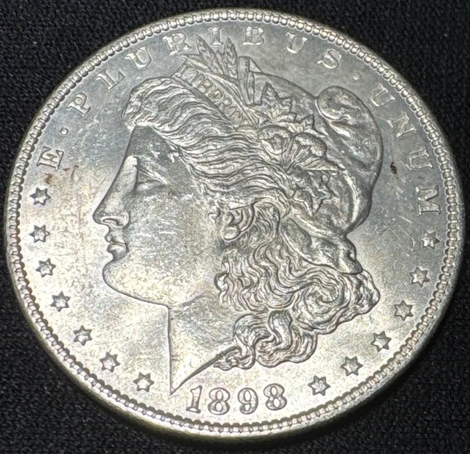 1898-P Morgan Dollar Ungraded — front