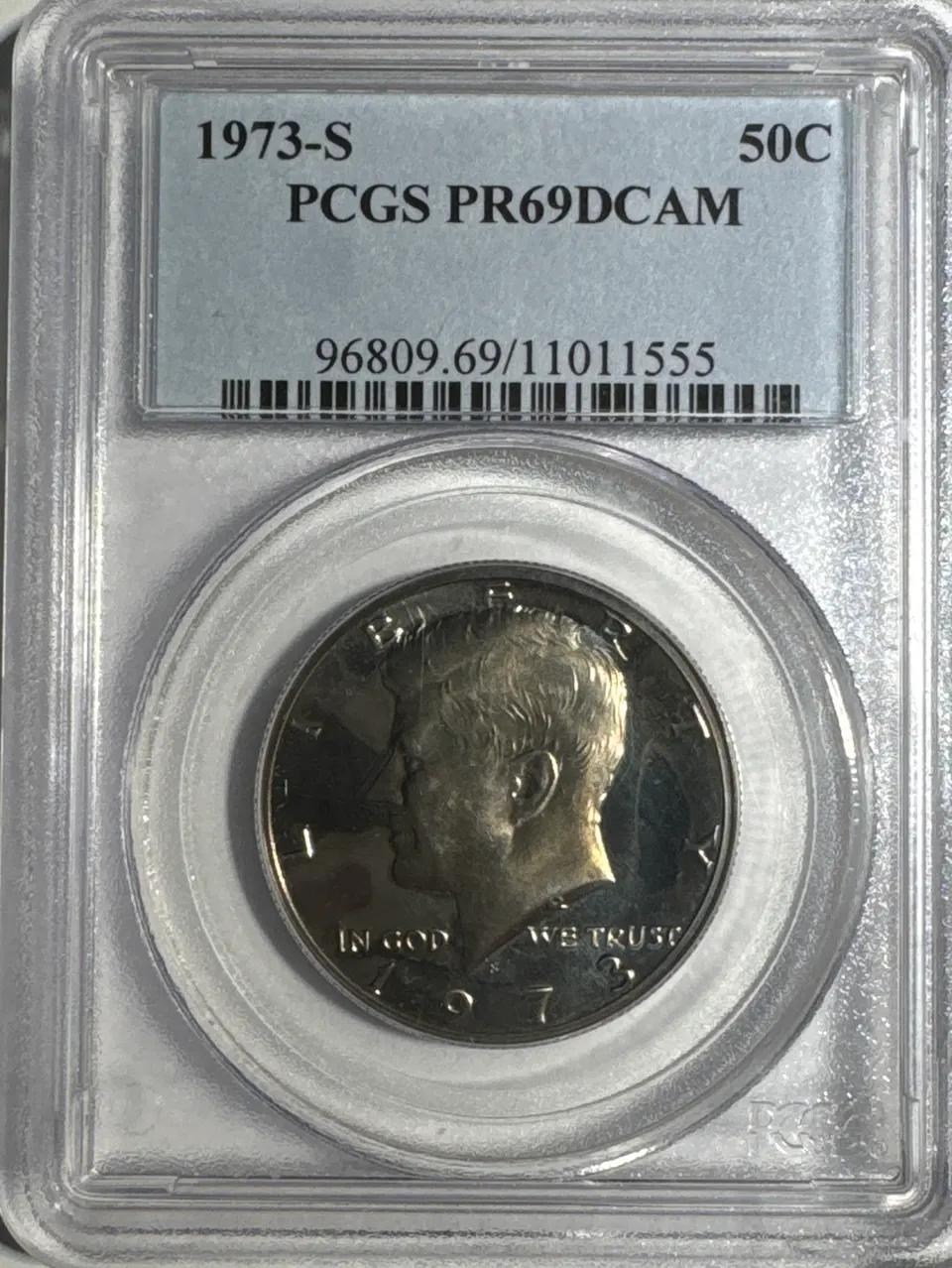 1973-S Kennedy Half Dollar PR69 — front