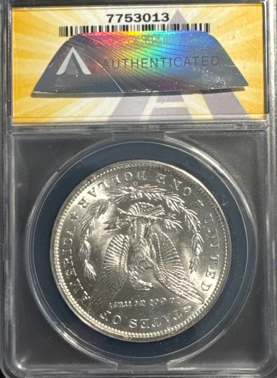1888-O Morgan Dollar MS62 — back