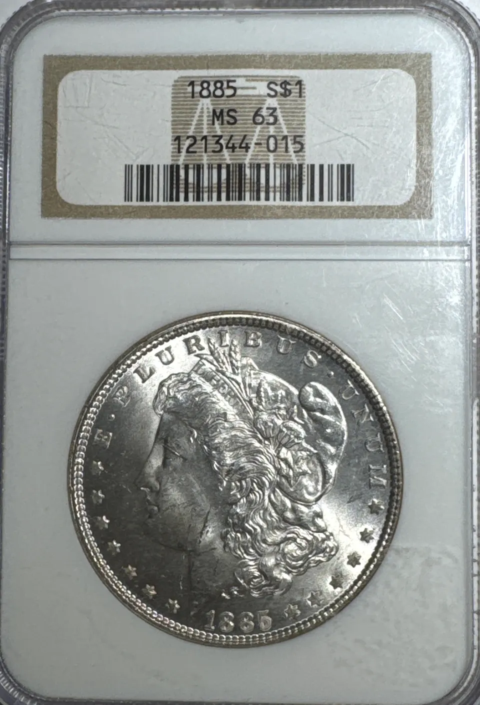 1885-P Morgan Dollar MS63 — front