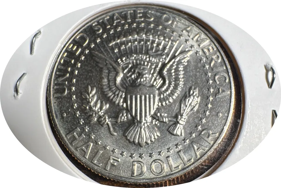 1985-P Kennedy Half Dollar Ungraded — back