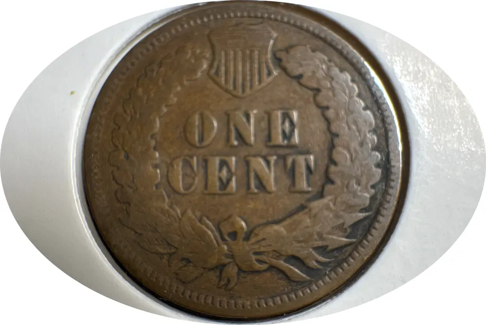 1904-P Indian Head Cent Ungraded — back