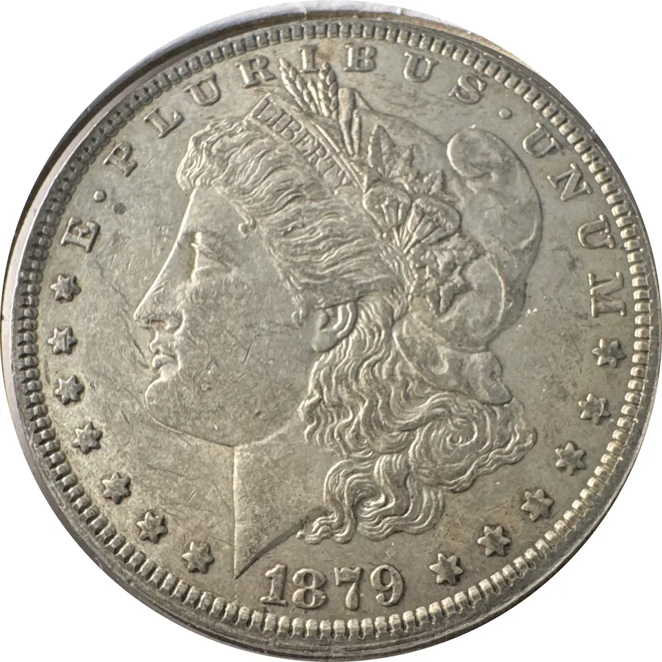 1879-P Morgan Dollar Ungraded — front