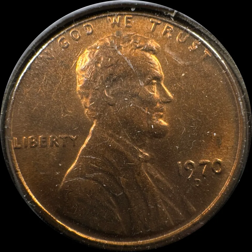 1970-D Lincoln Cent Ungraded — front