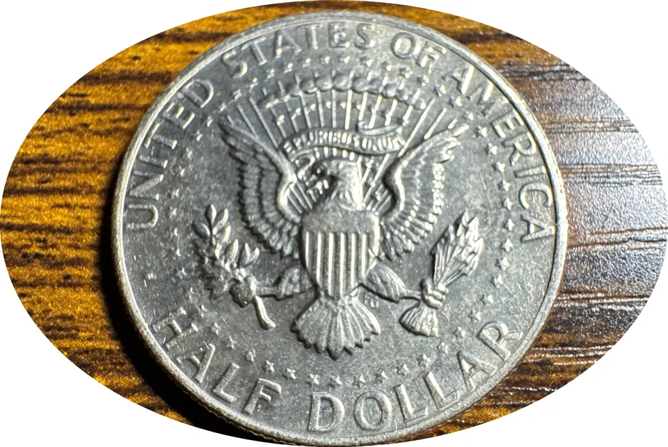 1979-P Kennedy Half Dollar Ungraded — back