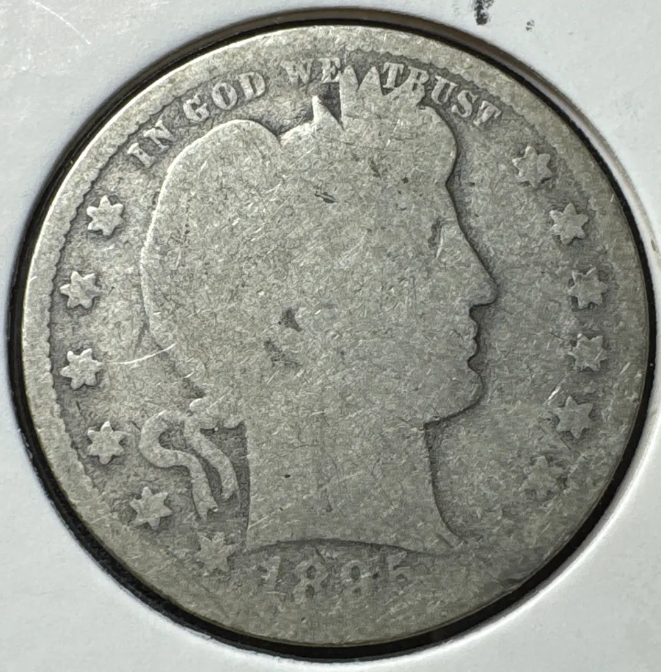 1895-O Barber Quarter Ungraded — front