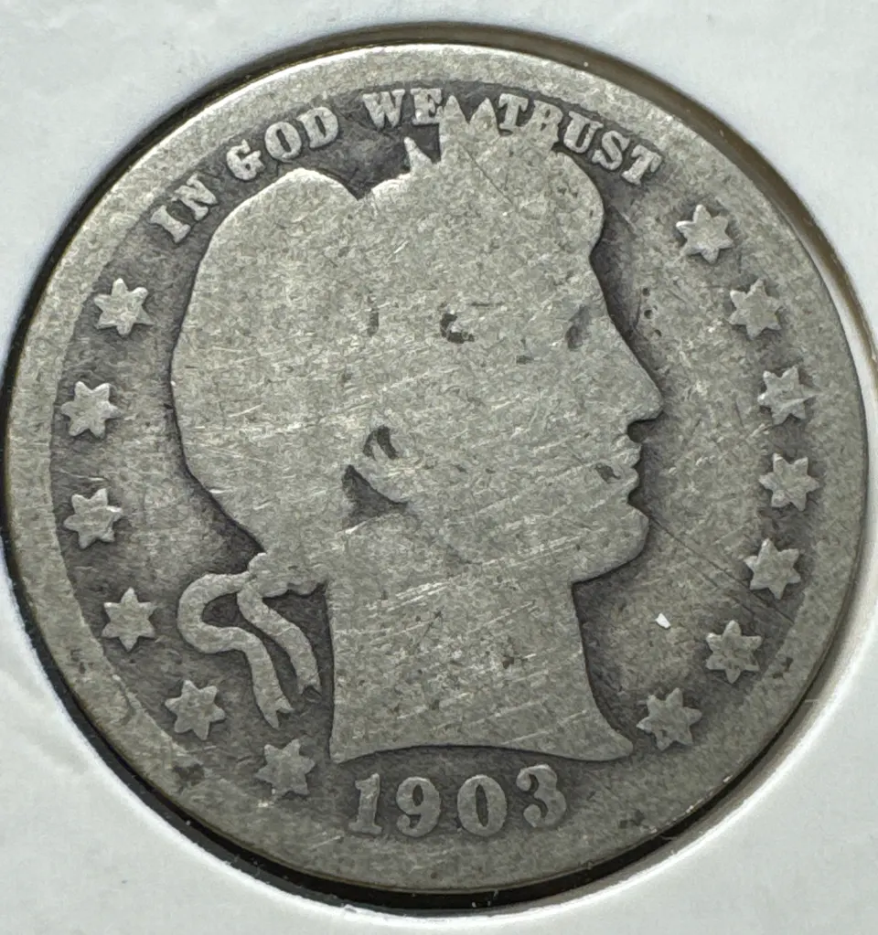 1903-O Barber Quarter Ungraded — front