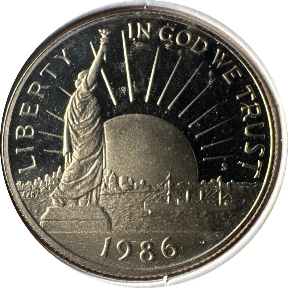 1986-S Statue of Liberty Half Dollar Ungraded — front