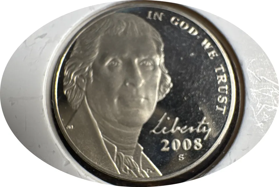 2008-S Jefferson Nickel Ungraded — front