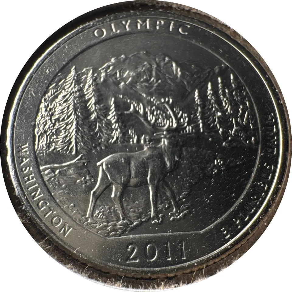 2011-D Washington Quarter Ungraded — back
