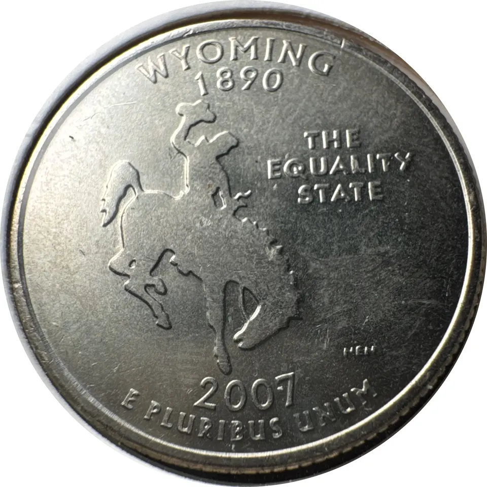 2007-P Washington Quarter Ungraded — back
